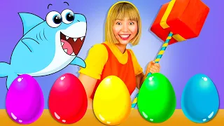 Surprise 5 Color Eggs | Coco Froco Songs for Kids