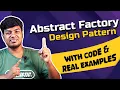 Abstract Factory Design Pattern Explained Real-World Example Code Walkthrough LLD Tamil