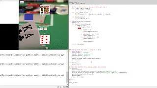 Developing blackjack in python