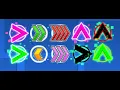 I made 10 new dash orbs in Geometry Dash