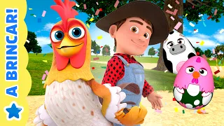 🌈 5 brincadeiras e músicas com Zenon 👨🏻‍🌾 A FAZENDA DO ZENON 🌈 Compilação Infantil 🌈 A BRINCAR