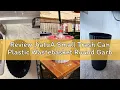 Review JiatuA Small Trash Can Plastic Wastebasket Round Garbage Container Bin for Bathroom Kitchen