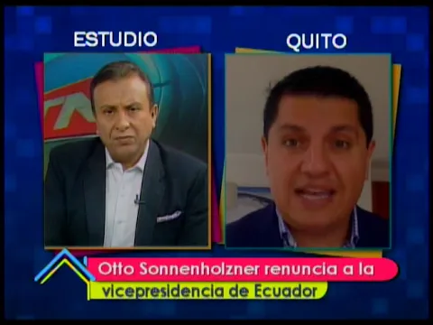 Otto Sonnenholzner renuncia a la vicepresidencia de Ecuador