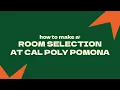 Room Selection Tutorial