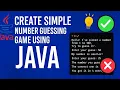 ASMR Coding Guess the Number Java Game Project for Beginners