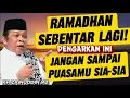 Lagu BANYAK ORANG TIDAK SADAR! INI YANG MEMBATALKAN PUASA RAMADHAN | KH ZAINUDDIN MZ