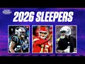 2026 Sleepers Players You MUST Target Best Cheat Sheet Draft Guide 2026 Fantasy Football Advice