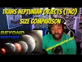 TRANS NEPTUNIAN Objects TNO Size Comparison MetaBallStudios REACTION