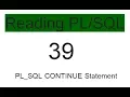 PL SQL CONTINUE Statement 39