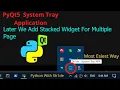 PyQt5 - Create System tray applications using Python PyQt5