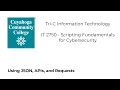 IT 2750 - Using JSON APIs and Requests