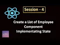 React 4 List of Employees using Map
