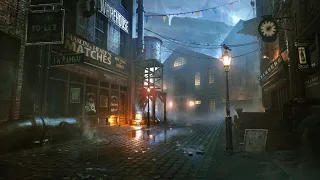Victorian Ambience LONDON S MYSTERY The Dark Alley Mysterious Ambient Music With Thunderstorm 