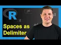 Read TXT File with Spaces as Delimiter in R Example read table Function Text Multiple Blanks