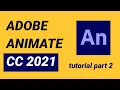Adobe Animate CC 2021 beginner tutorial - part 02 import from illustrator align snapping guide
