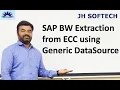 SAP BW Extraction from ECC using Generic Data Source