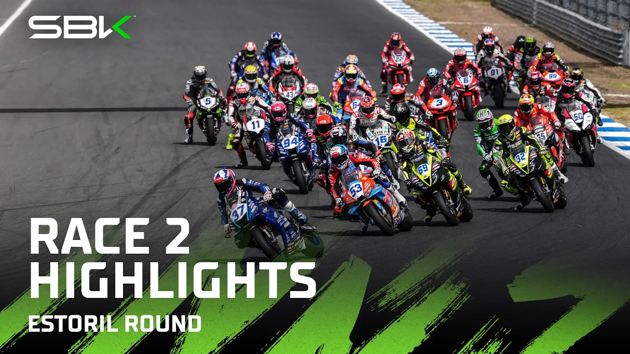 HIGHLIGHTS from a chaotic #WorldSSP Race 2 at Estoril 💥 | 2026 #EstorilWorldSBK 🇵🇹
