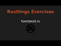 Rustlings Exercises - Rust Functions Return Expressions