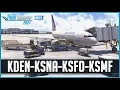 PMDG 737-700 for MSFS2024 Real World United OPS Denver - Santa Ana