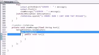 Intermediate Java Tutorial 46 Displaying Messages in the Chat Window
