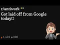 Got laid off from Google today