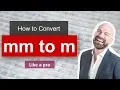 Convert Milimeter to Meter mm to m - Example and Formula