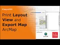 ArcGIS Print Layout View and Export Map ArcMap