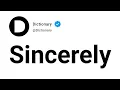 Sincerely Meaning In English