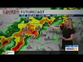 Meteorologist Sydney Sullivan has the latest storm timing and impacts headed our way through midweek