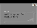 Bubble Sort using 8085