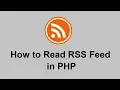 How to Read RSS Feed in PHP