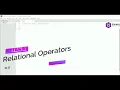 Relational Operators In Relational Programs Core Java Programs with Output