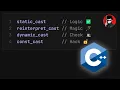 C Casting Explained C-Style vs static - cast Modern Best Practices