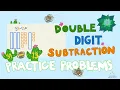 How to do Double Digit Subtraction Practice Problems Worksheet 1 Made Easy for Kids