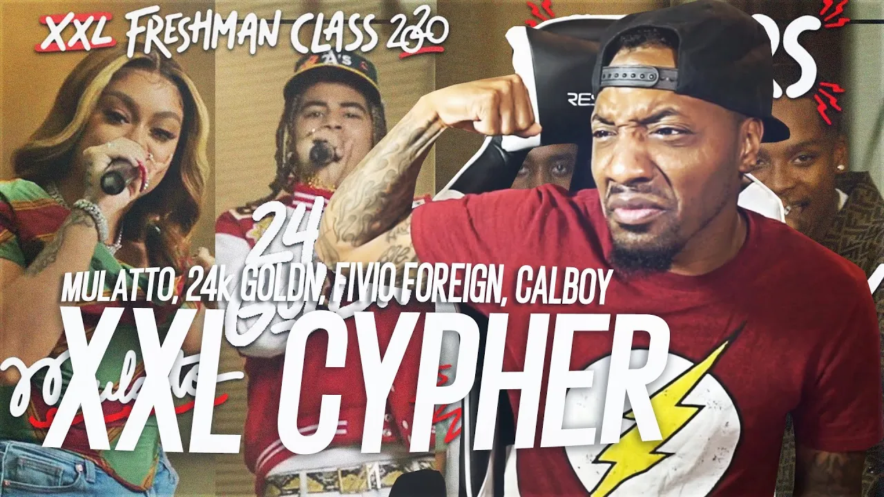 Fivio Foreign, Calboy, 24kGoldn and Mulatto's 2020 XXL Freshman Cypher (REACTION!!!)