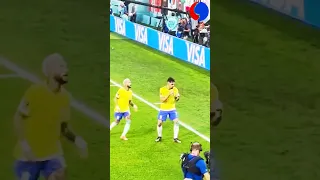 رقصة لاعبين البرازيل دندنها