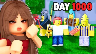 Can I Survive 1000 DAYS With ALL KIDS WORKING in 99 NIGHTS IN THE FOREST Roblox
