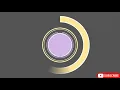 Grey circle Timer 5 seconds countdown Intro - simple amazing animation wheeling