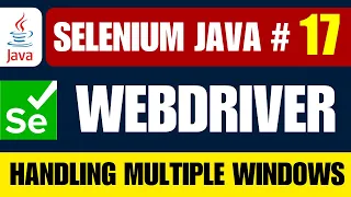 Selenium Java Multiple Window Tab Handling in Selenium