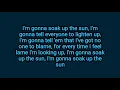 Sheryl Crow - Soak Up The Sun (Lyrics)