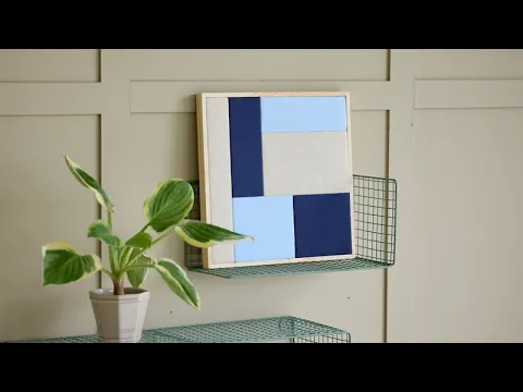 Create graphic textile artwork - DIY by Søstrene Grene