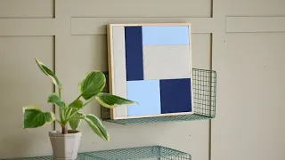 Create graphic textile artwork - DIY by Søstrene Grene