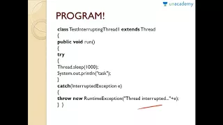 Multithreading in Java - Multithreading Interruption of Threads