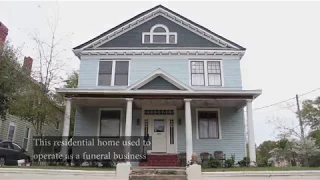 This historic funeral home turned residential space has a unique history