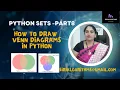 31 How to draw Venn diagrams with python - Sets