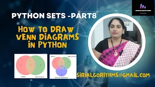 31 How to draw Venn diagrams with python - Sets