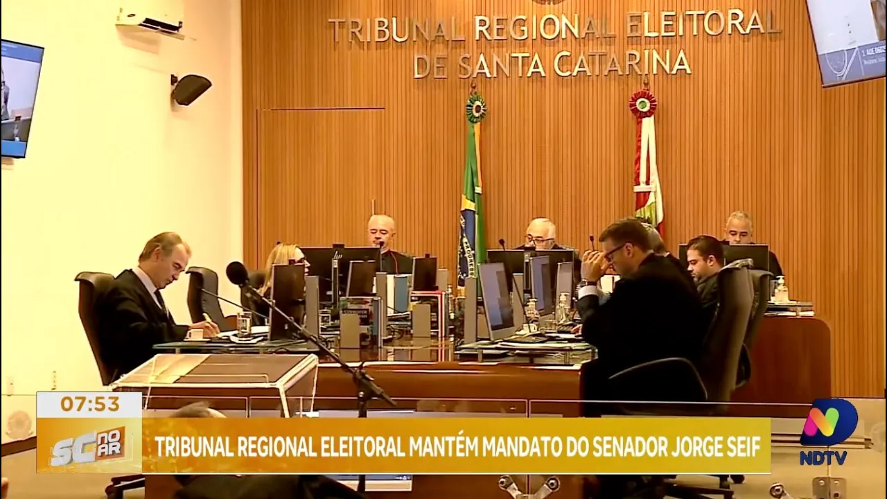 Tribunal Regional Eleitoral mantém mandato do senador Jorge Seif
