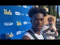 UCLA CB Rodrick Pleasant looks back on first two days of preseason football camp
