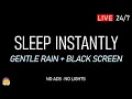 Download Lagu 🔴 잔잔한 빗소리로 즉시 잠들어보세요 | 주말의 긴장 완화와 재충전을 위한 블랙스크린 빗소리 라이브