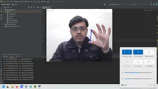 Volume control with hand detection Python Programming